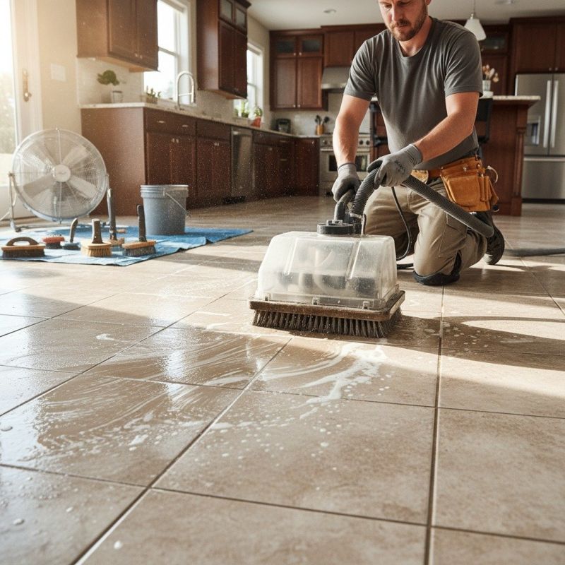 Ceramic Floor Cleaning