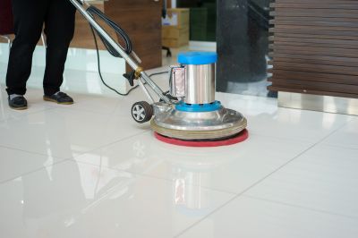 Ceramic Floor Cleaning Process