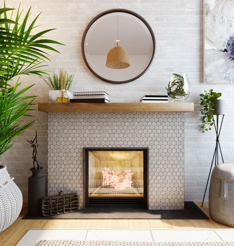 Fireplace Surround Tile Work